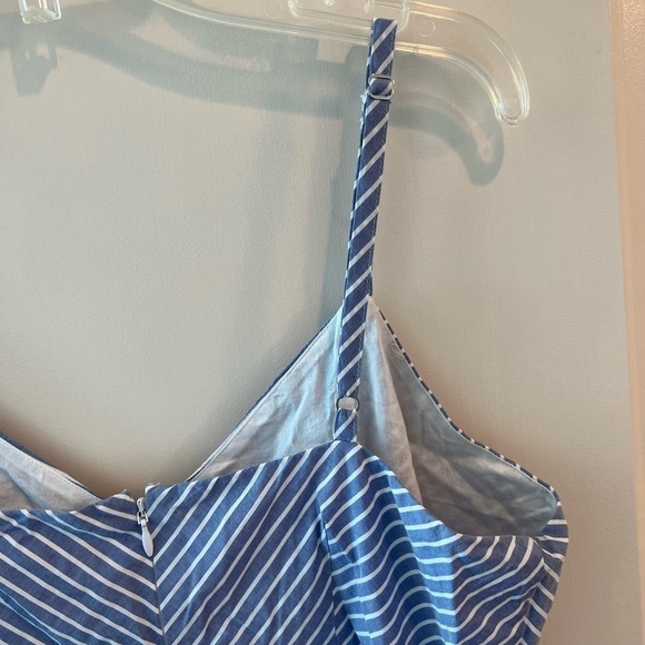 Loft Outlet Blue & White Stripe Maxi Dress - Picture 7 of 16